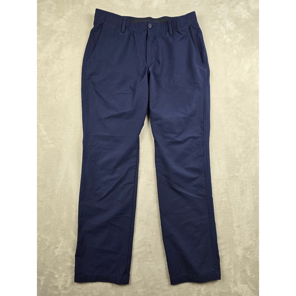 Under Armour Other - Under Armour Drive Golf Pants Mens 35x32 Navy Blue Performance 1364407